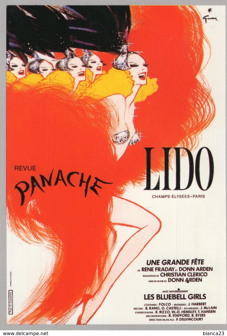 B60103 CPM LEs Grandes Revues Du Lido - Panache 1985 - Altri & Non Classificati