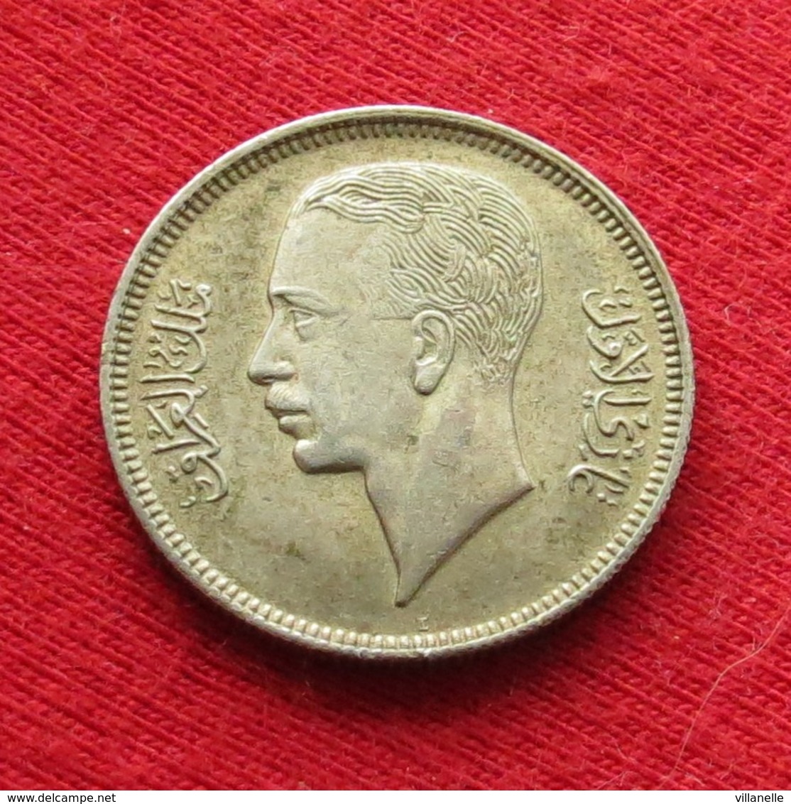 Iraq 20 Fils 1938 - I KM# 106  Lt 468 Silver  Iraque Irak - Iraq