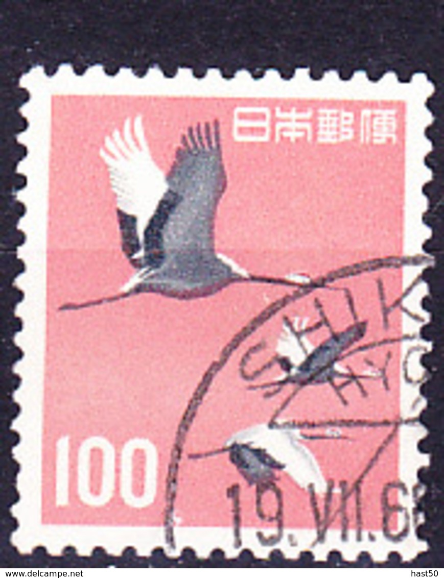 Japan - Graue Kraniche (Grus Grus Lilfordi) (MiNr: 764) 1963 - Gest Used Obl - Used Stamps