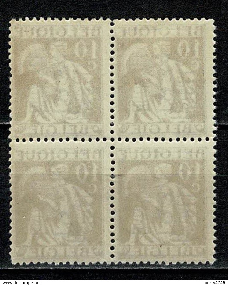 Belg. 1934 -  OBP/COB PRE 4 X 284 A** Bruxelles / 1934 / Brussel - MNH (2 Scans) - Typos 1932-36 (Cérès Et Mercure)