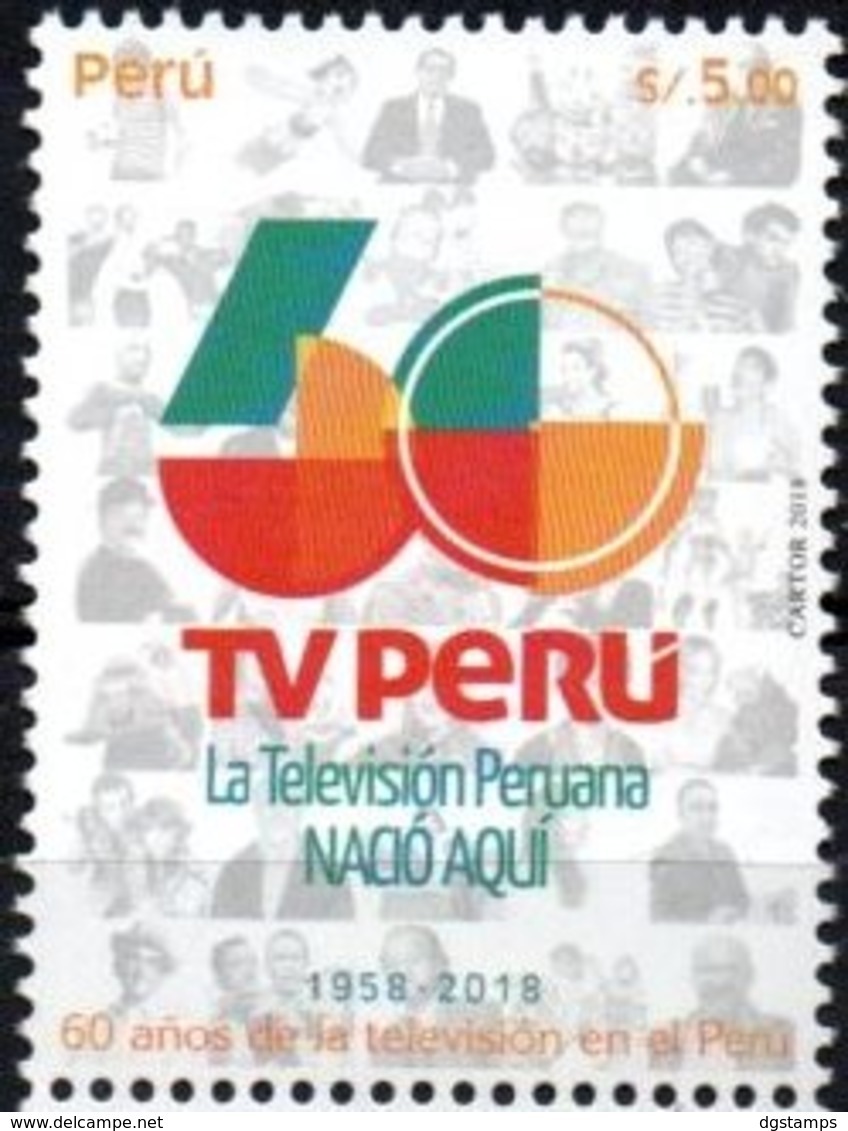 Peru 2019 ** 60 Años De La Televisión En El País. "La TV Peruana Nació Aquí" - Perù