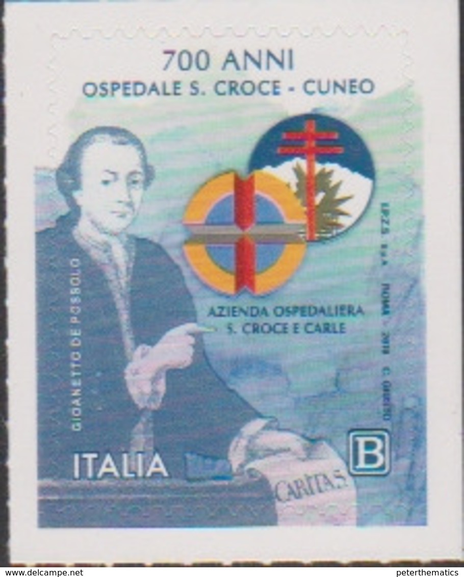 ITALY, 2019, MNH, 700 YEARS OF S. CROCE- CUNEO HOSPITAL, HEALTH, 1v - Other & Unclassified