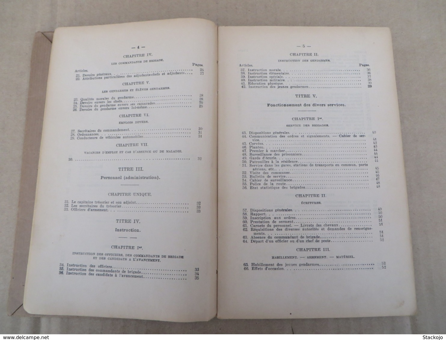 Service Intérieur De La Gendarmerie Départementale - 52/01 - Andere & Zonder Classificatie