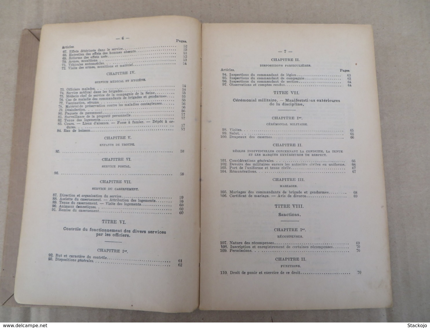 Service Intérieur De La Gendarmerie Départementale - 52/01 - Andere & Zonder Classificatie