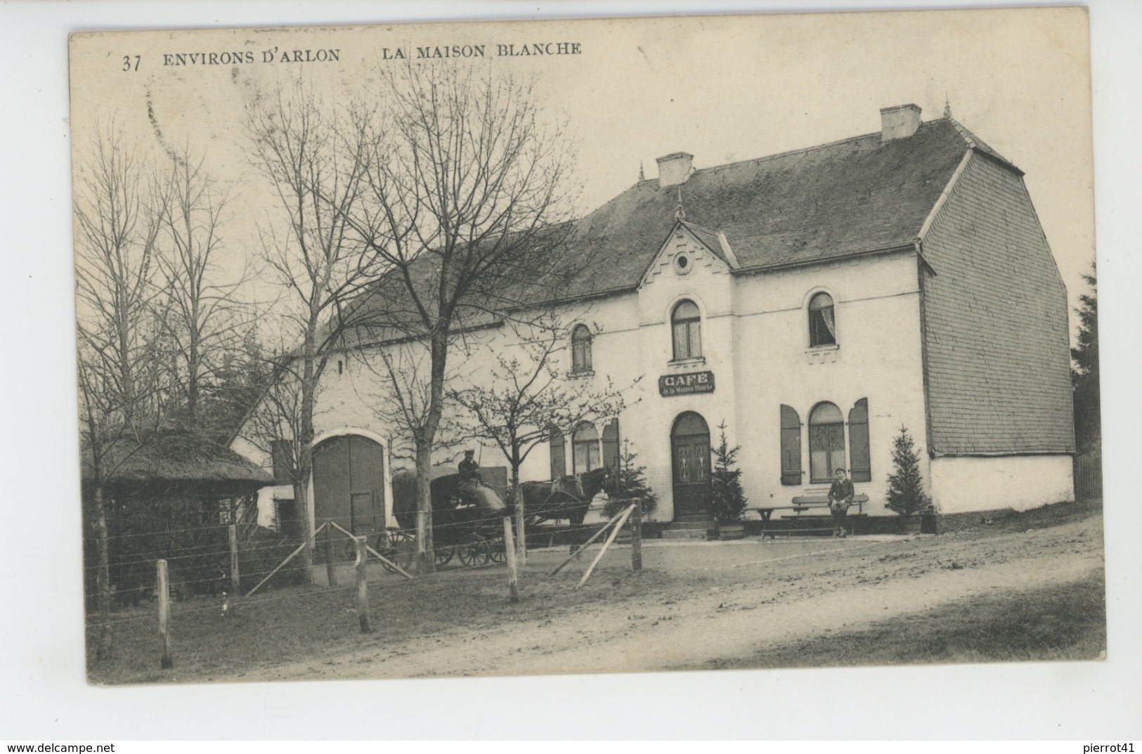 BELGIQUE - ARLON (environs) - LA MAISON BLANCHE (Café ) - Arlon