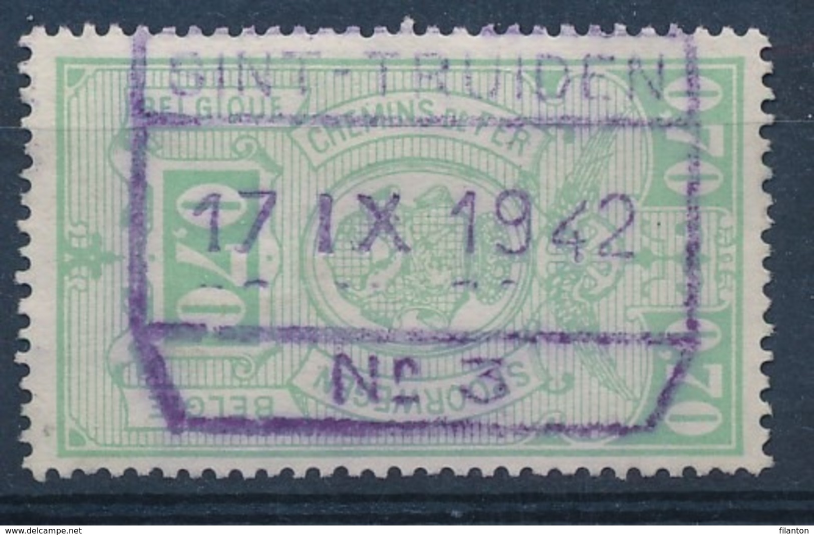 TR 242 - "SINT-TRUIDEN Nr 3" - Paarse Stempel - (ref. 29.599) - Other & Unclassified