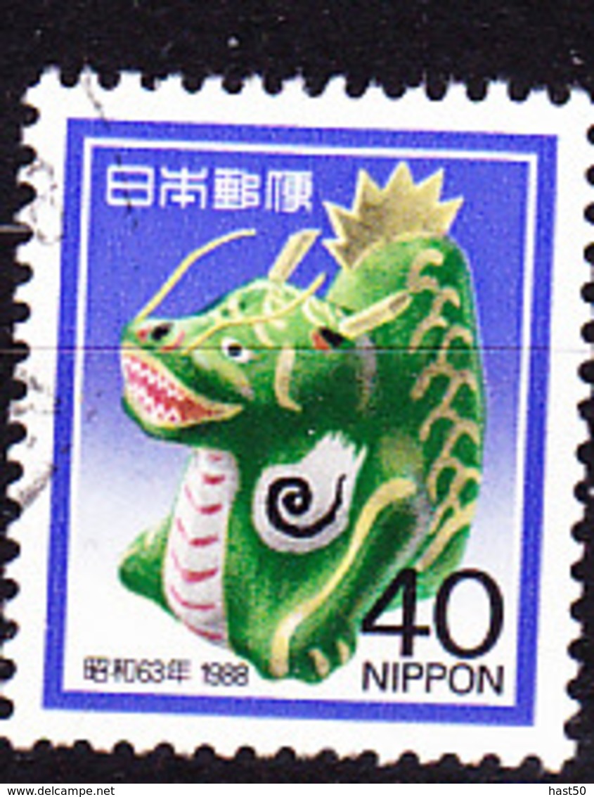 Japan - Jahr Des Drachen (MiNr: 1764) 1987 - Gest Used Obl - Usados