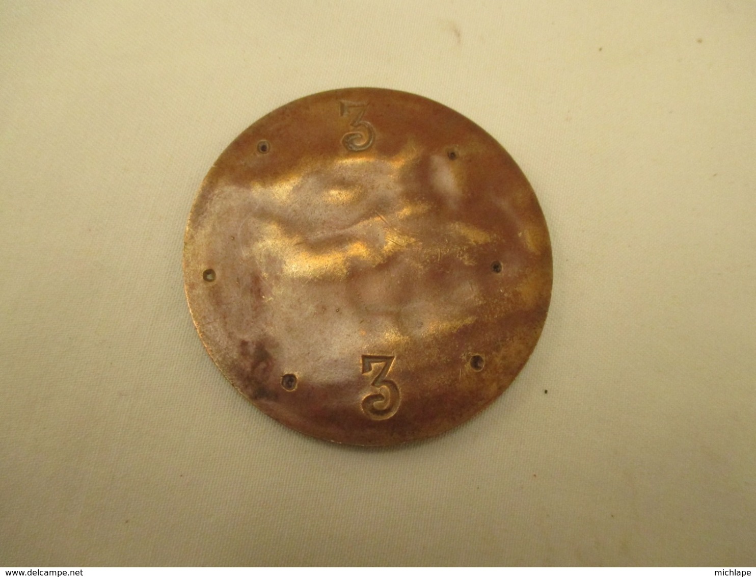 Medaille  En Bronze Centenaire  Du Romantisme Francais  1827 - 1927 Diametre 55 Mm Tres Bon Etat - Other & Unclassified