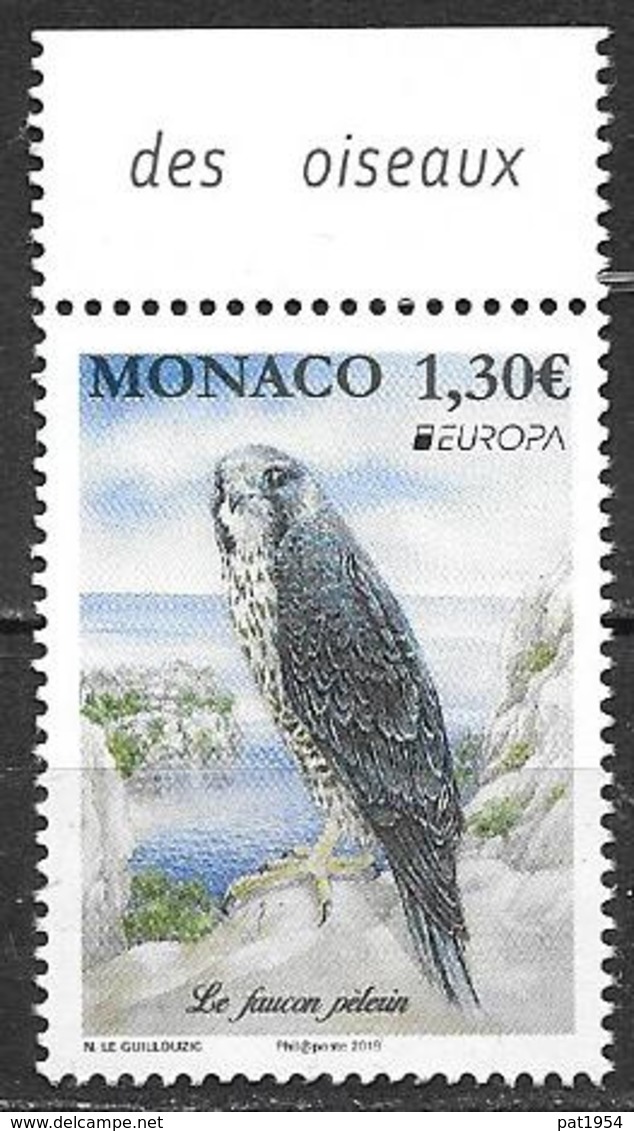 Monaco 2019 Neuf Europa Oiseaux - 2019