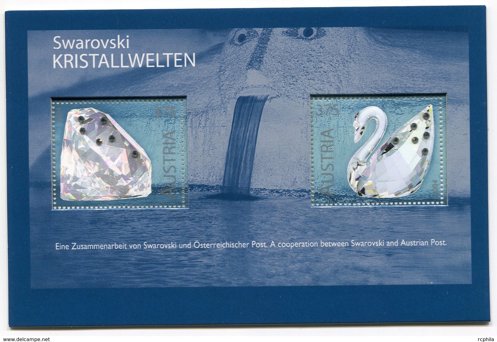 RC 14458 AUTRICHE N°2329 / 2330 SWAROVSKI KRISTALLWELTEN BLOC FEUILLET COTE 24,00€ NEUF ** MNH - Blocks & Kleinbögen