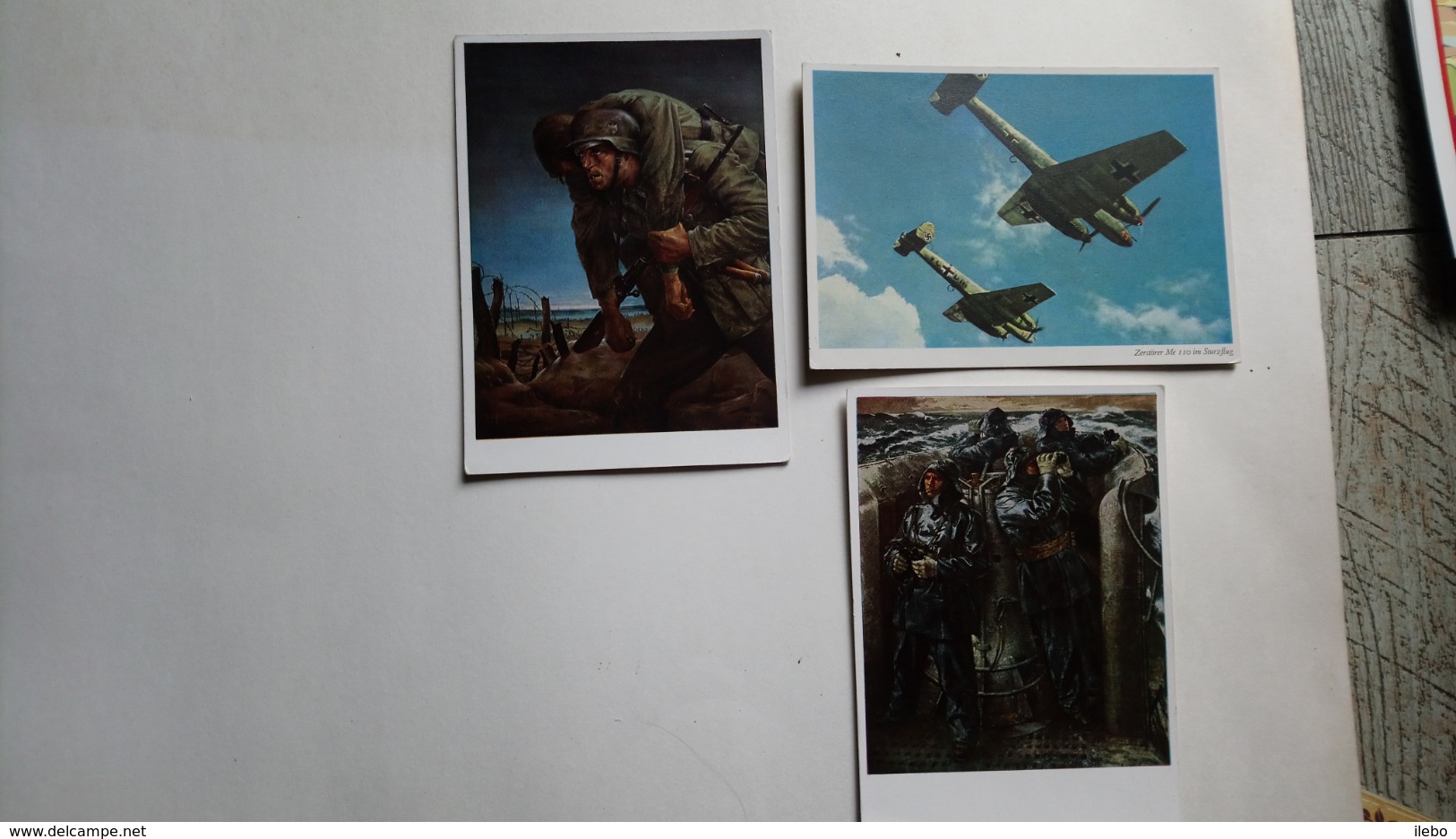 Lot 3 Cartes Munchen Haus Der Deutschen Kunst Will Tschech Schreiber Aviation - Guerre 1939-45