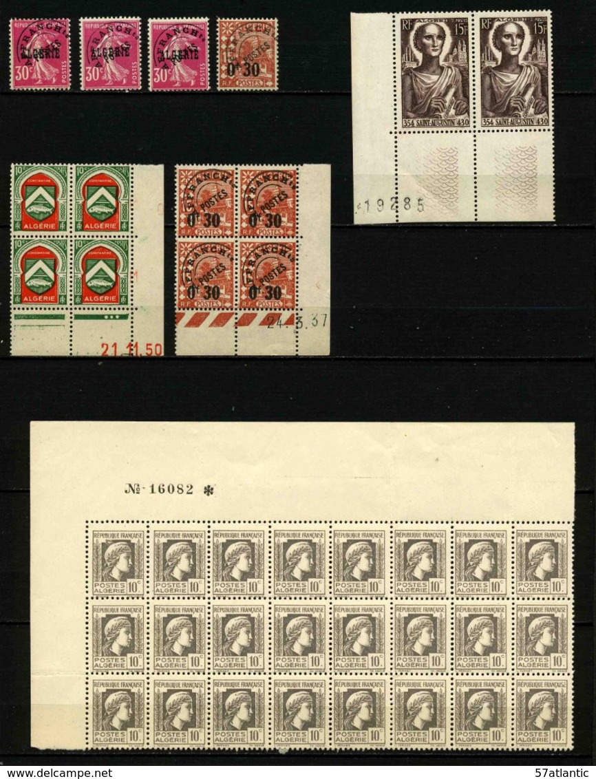 ALGERIE - LOT DE 152 TIMBRES NEUFS ** - Neufs