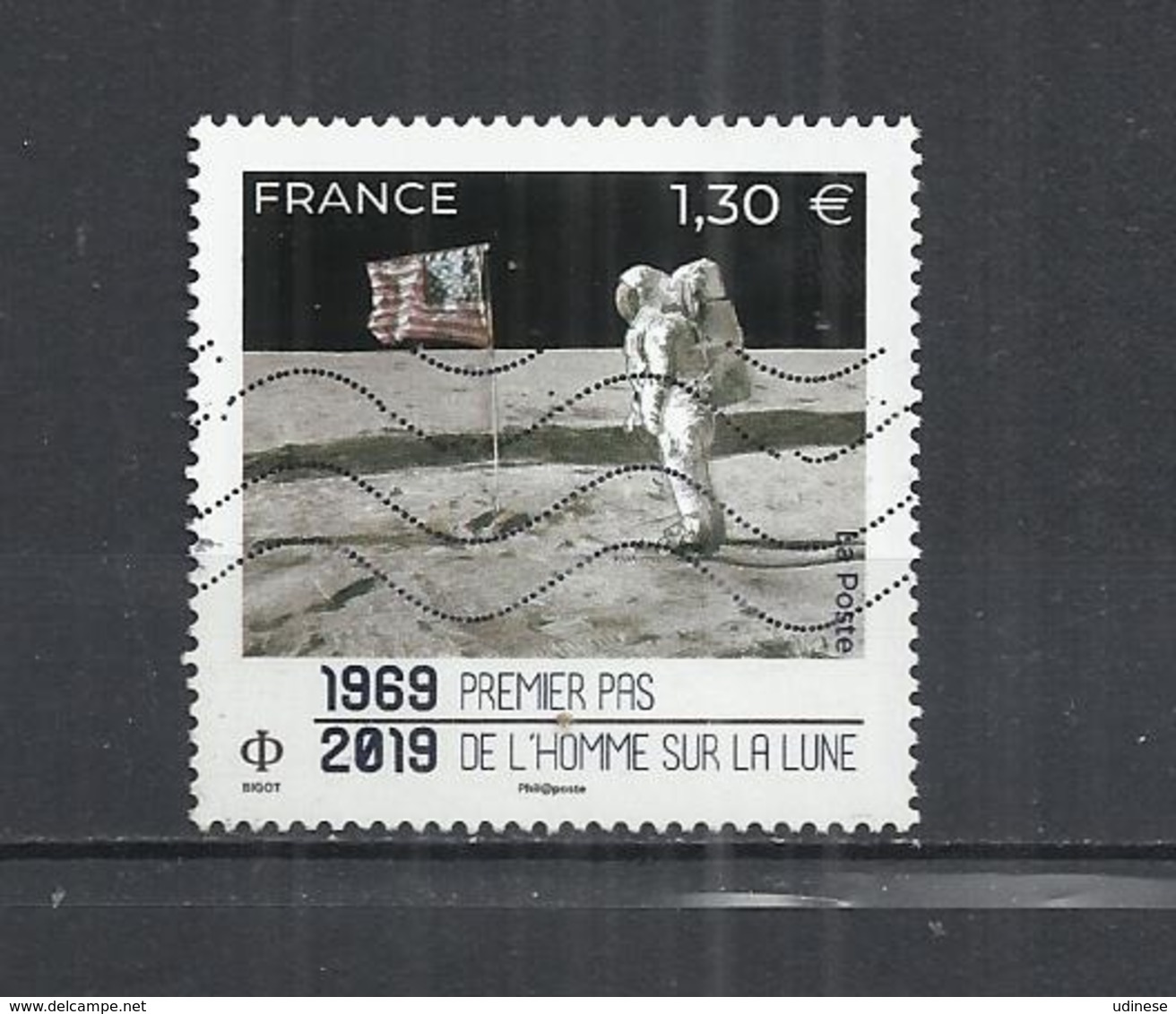 FRANCE 2019 - FIRST MAN ON THE MOON - USED OBLITERE GESTEMPELT USADO - Oblitérés