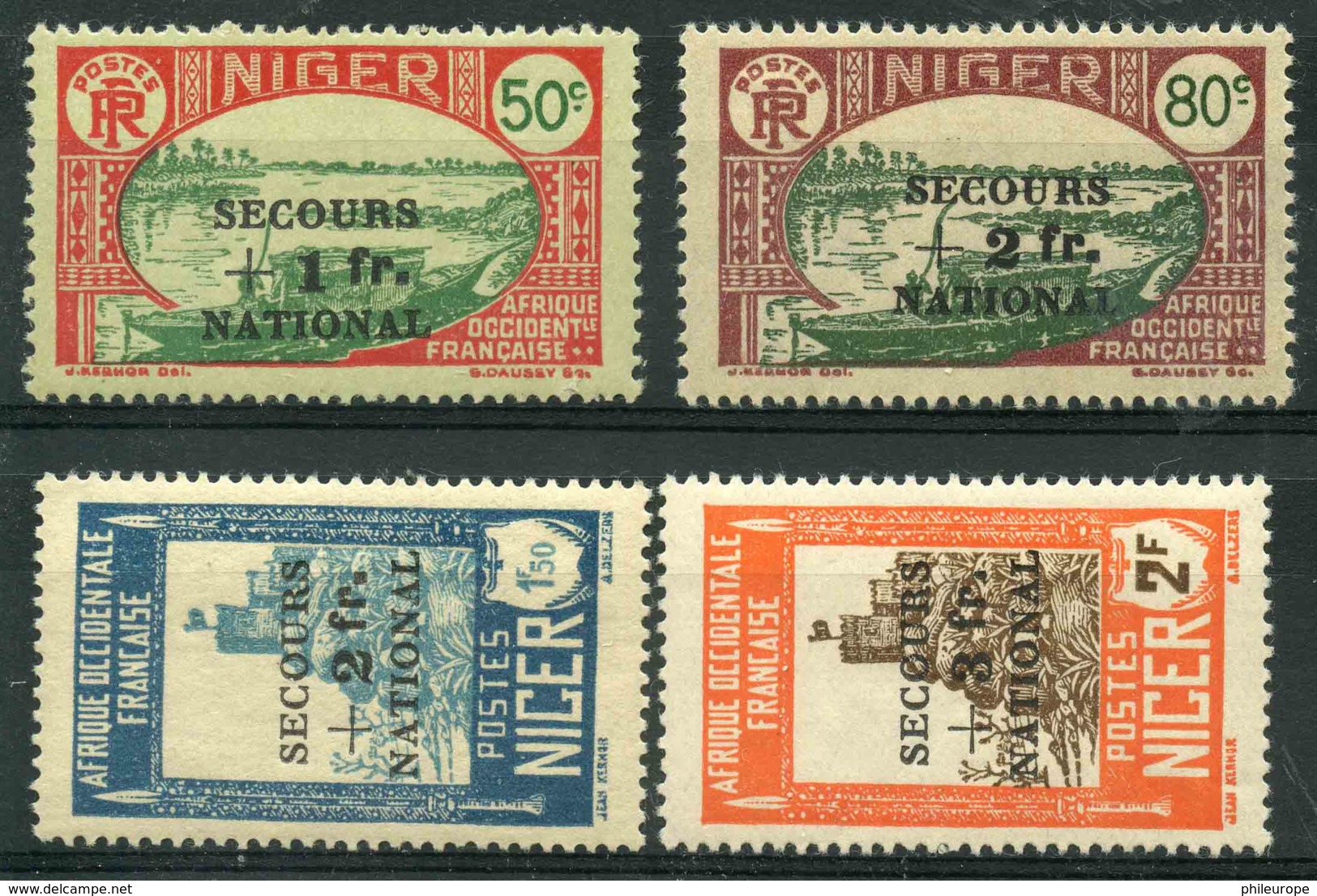 Niger (1941) N 89 à 92 * (charniere) - Autres & Non Classés