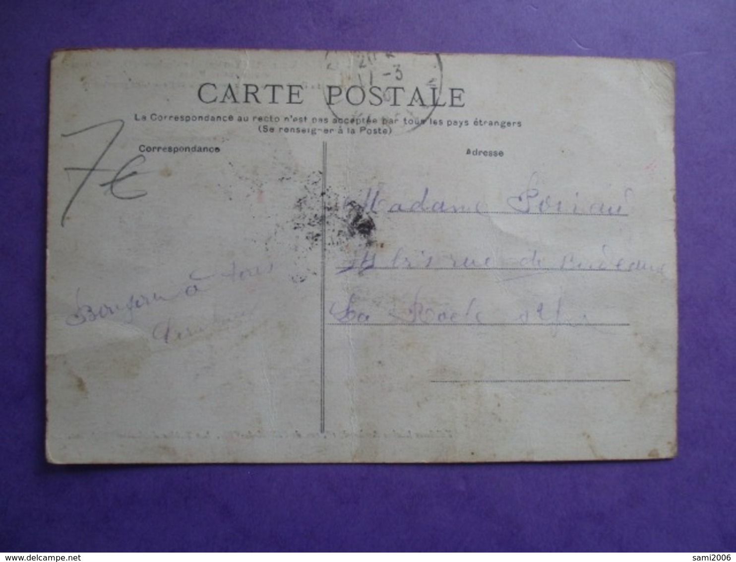 CPA 85 LE POIRE SUR VIE CYCLONE D'OCTOBRE 1909 DETRUISANT 18 PONTS - Poiré-sur-Vie