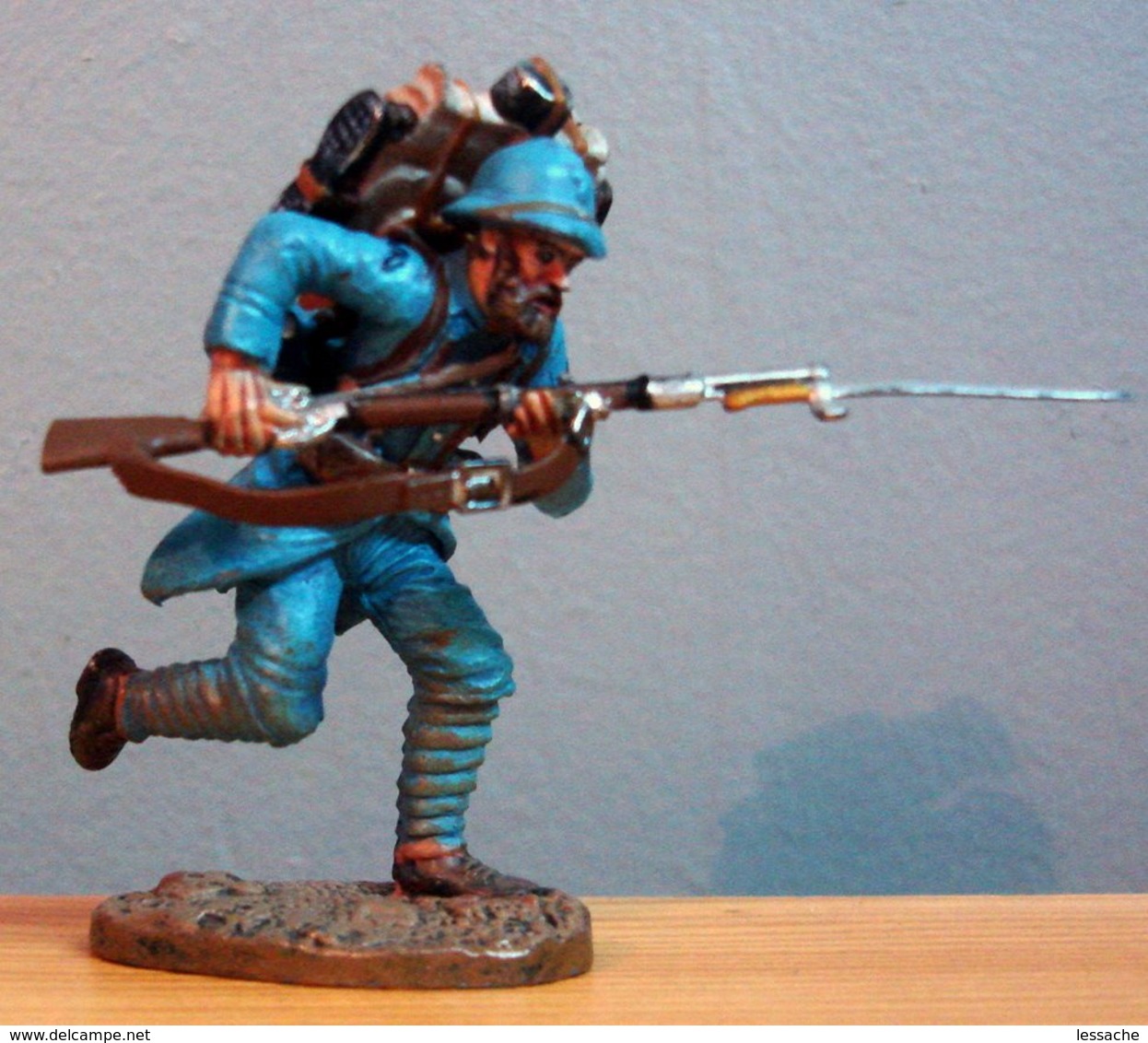 Soldats De Plomb, Armée Française 1916 , 1 Figurine - Loden Soldaatjes