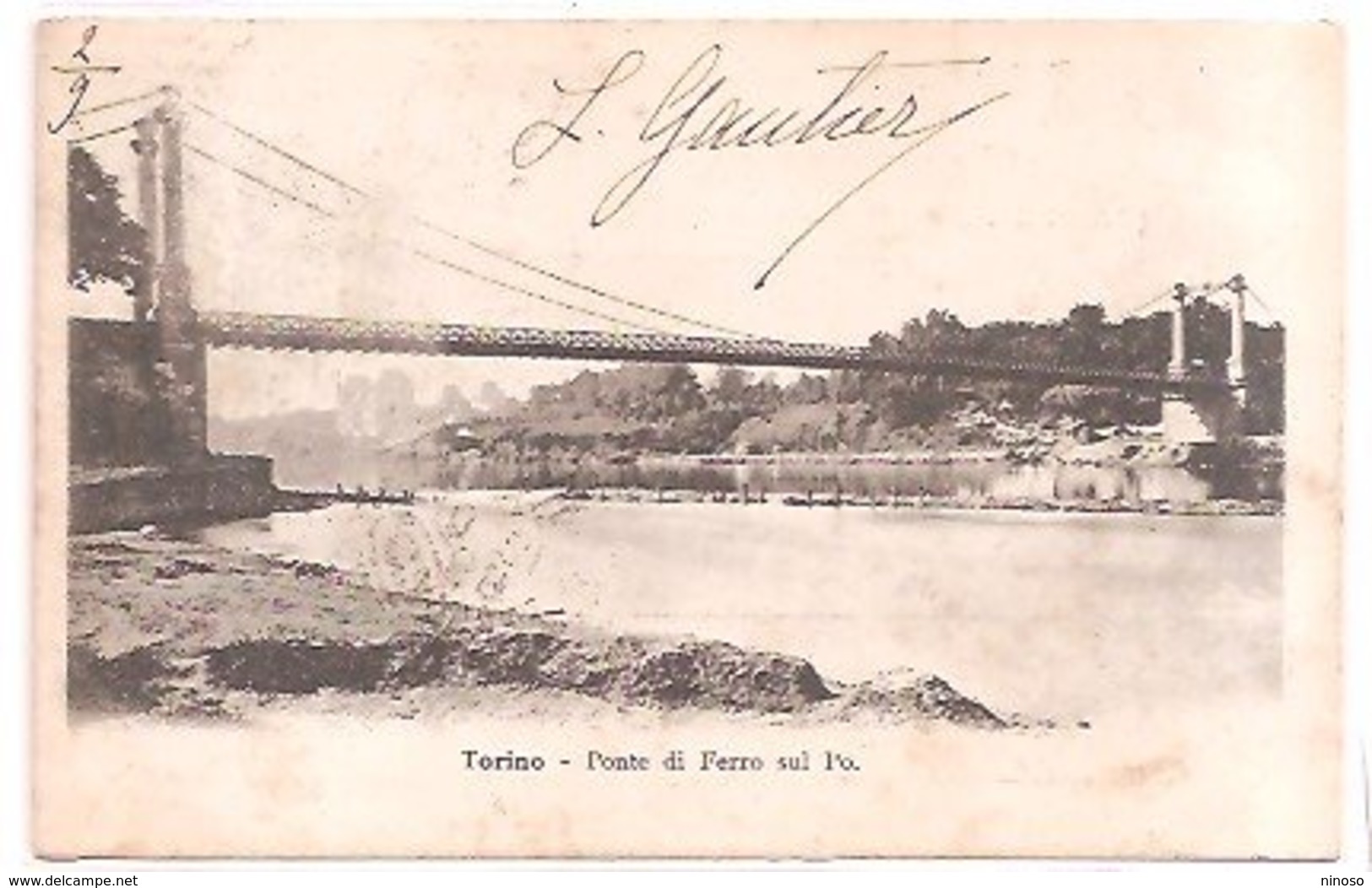 TORINO   -   PONTE DI FERRO SUL PO - Bridges