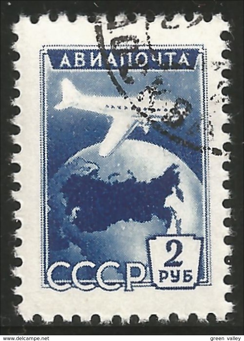 771 Russie 1955 Globe Plane Terre Avion (RUZ-240) - Used Stamps