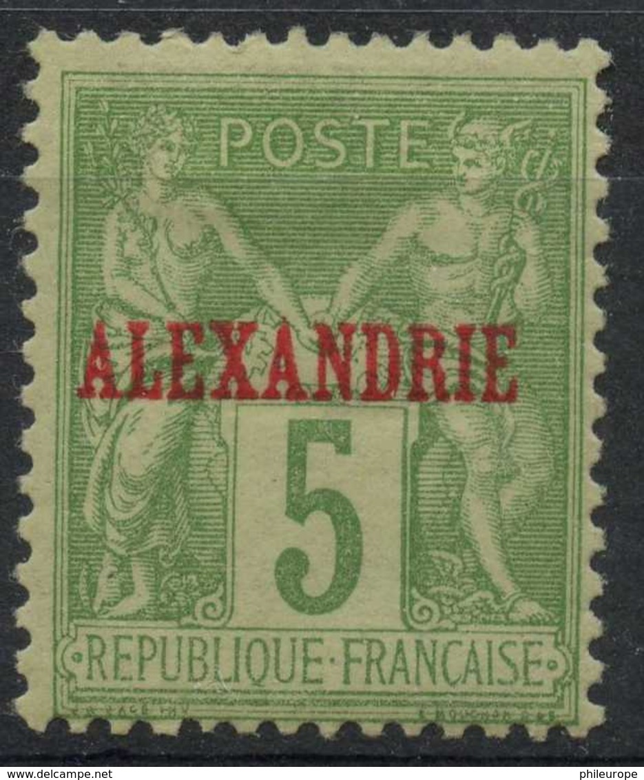 Alexandrie (1899) N 6 * (charniere) - Neufs