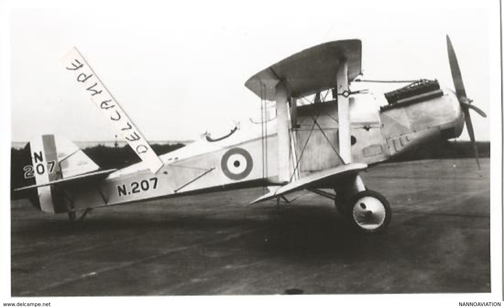 PHOTO AVION BLACKBURN A IDENTIFIER  N207 13X9CM - Aviación