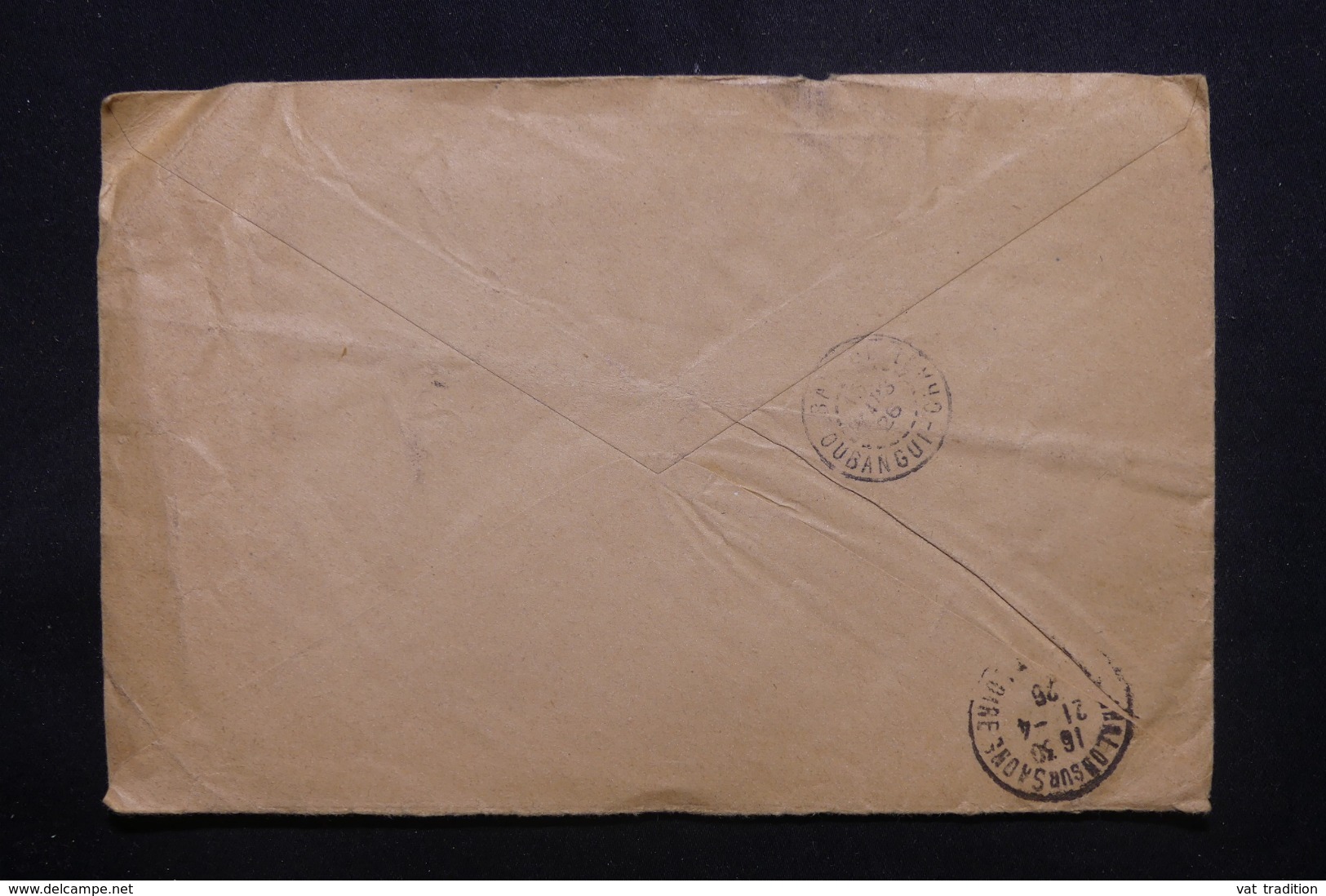 OUBANGUI - Enveloppe De Fort Crampel Pour La France En 1926, Affranchissement Plaisant - L 46246 - Cartas & Documentos