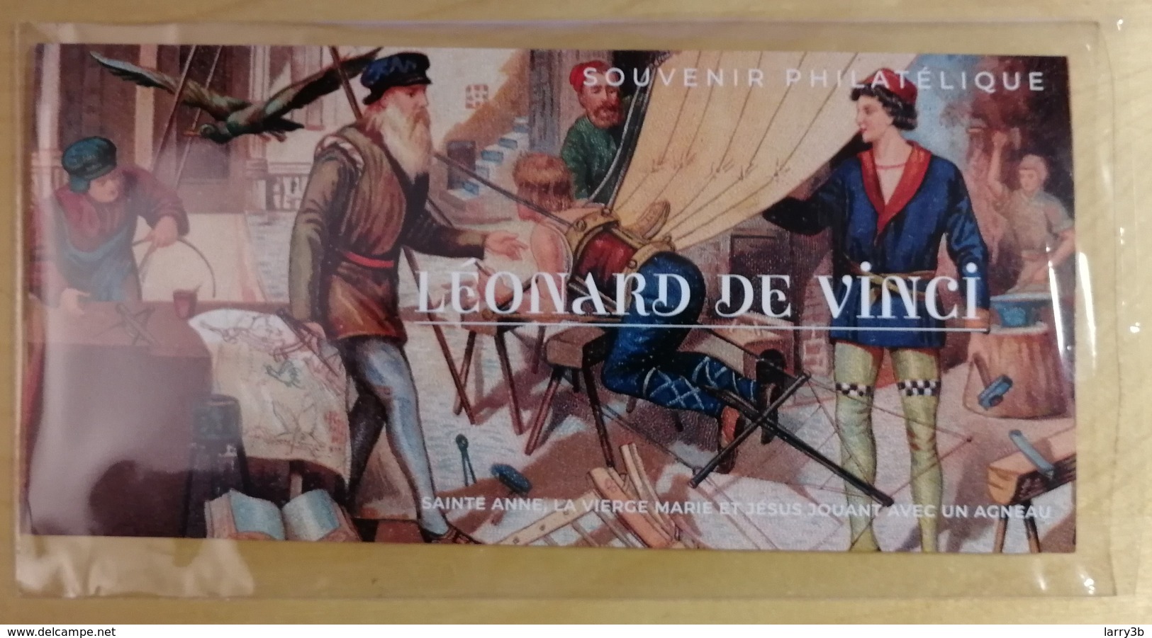 BS 2019 - BLOC SOUVENIR - "LEONARD DE VINCI" - Oblitéré 1er JOUR - AMBOISE -  25/10/2019 - Souvenir Blocks