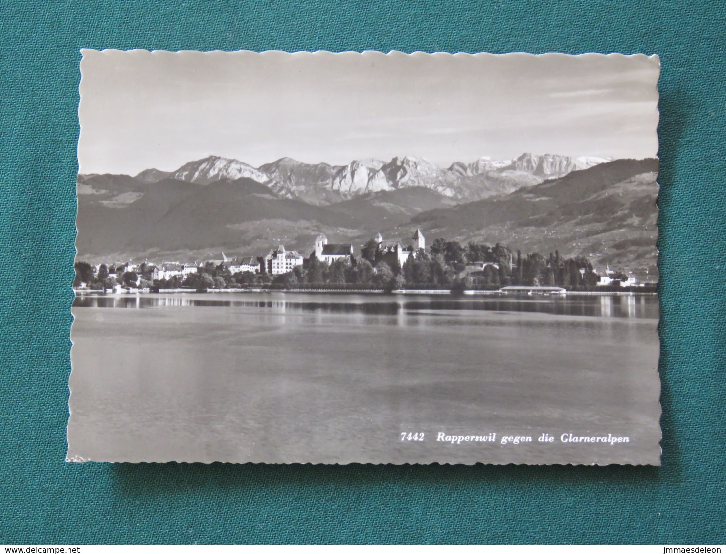 Switzerland Postcard "Alpes Rapperswil Glarneralpen Lake" - Rapperswil