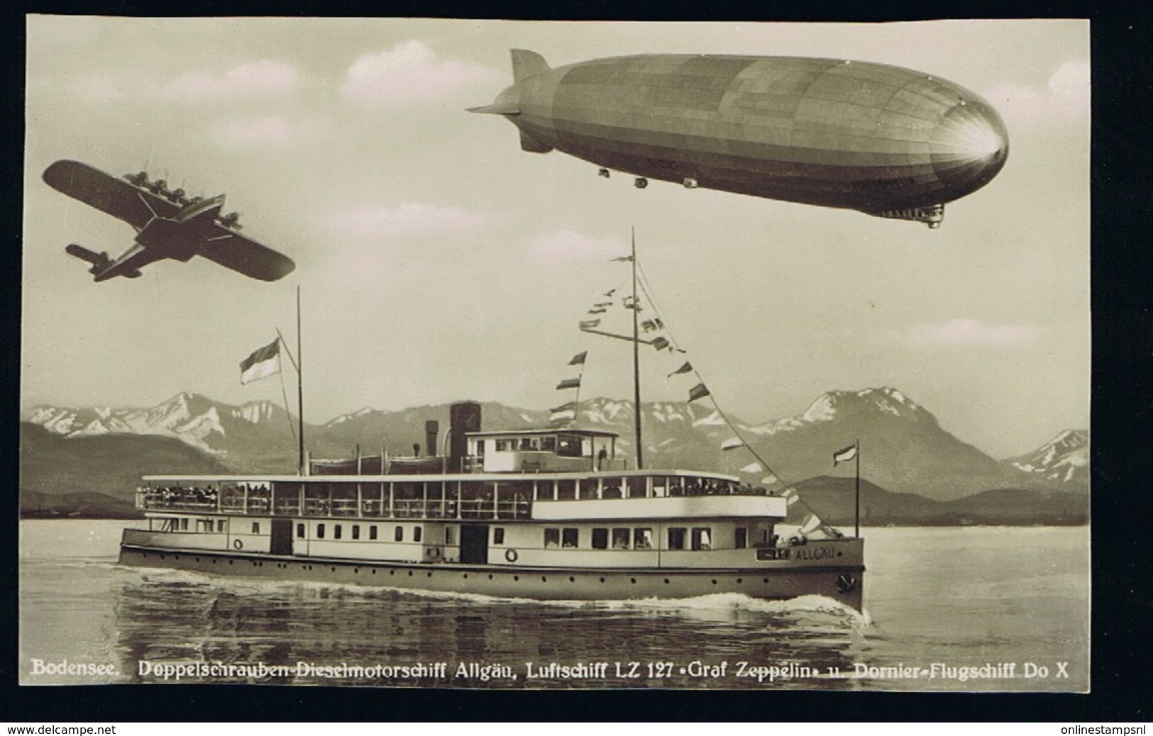 Deutsche Reich Zeppelin Postkarten in dem 1906 -1911