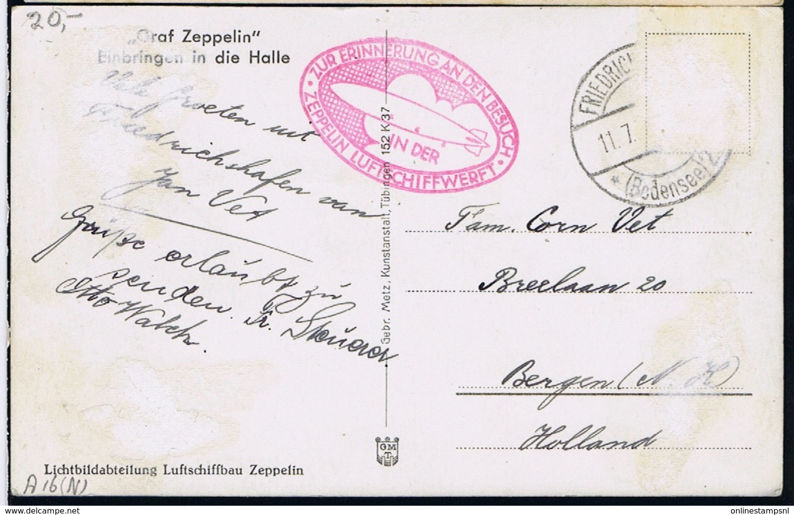 Deutsche Reich Zeppelin Postkarten in dem 1906 -1911