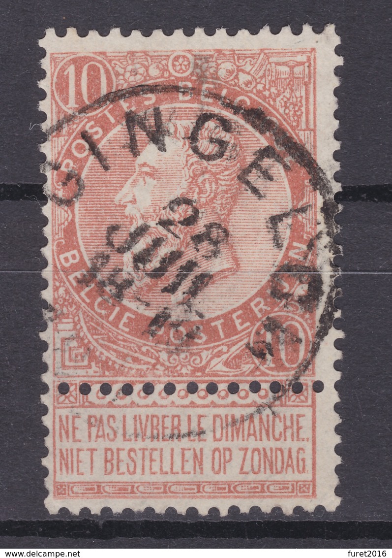 N° 57  GINGELOM COBA +8.00 - 1893-1900 Schmaler Bart