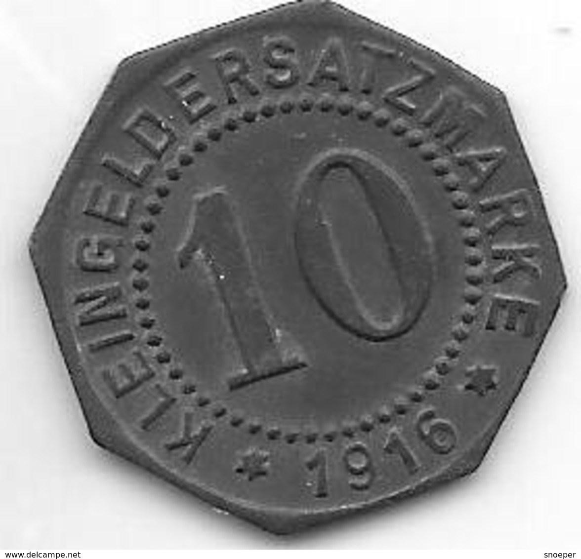 *notgeld Schneidemuhl 10 Pfennig 1916. Zn  480.2a - Autres & Non Classés