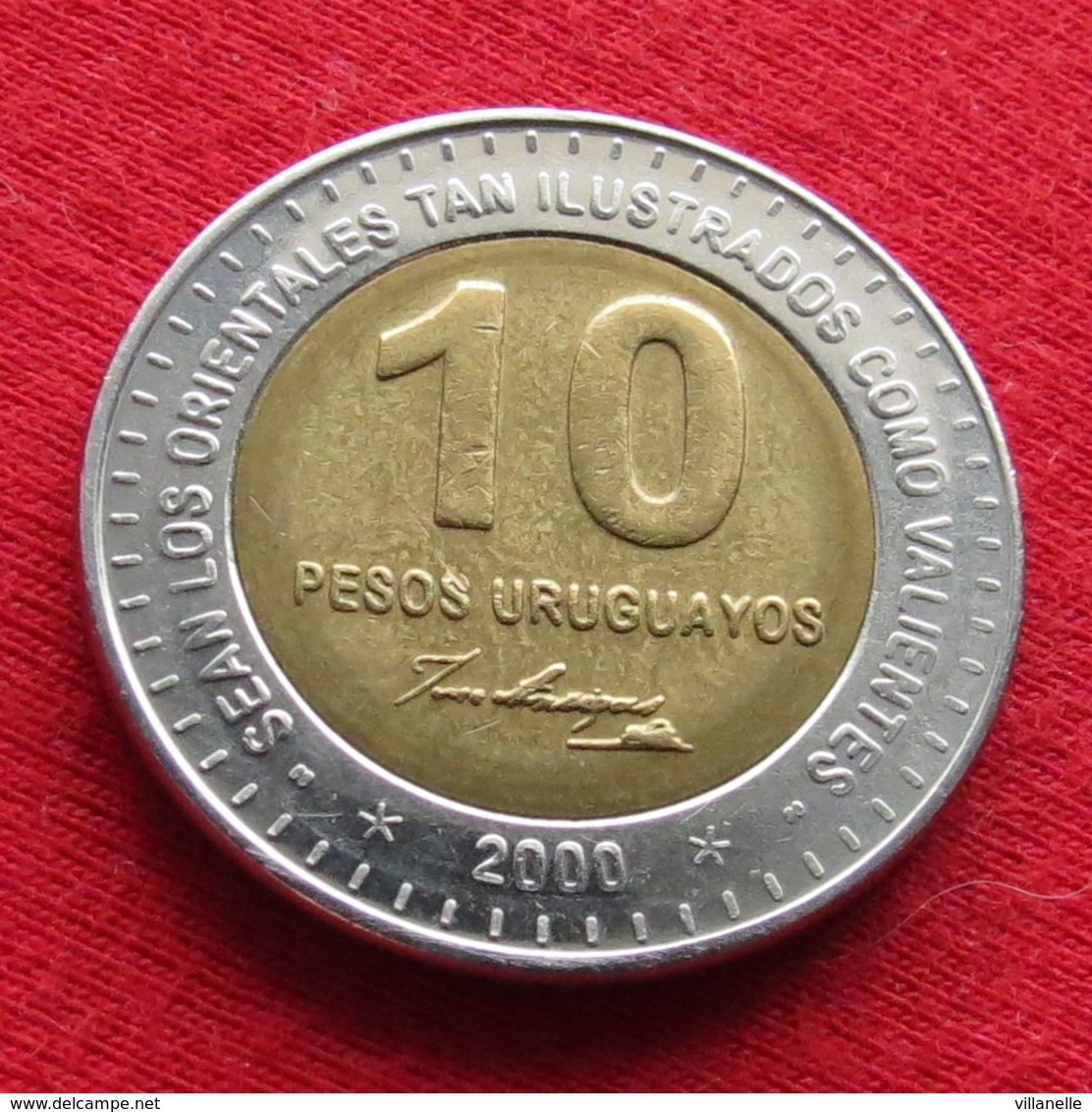 Uruguay 10 Pesos 2000 KM# 121 *V2  Uruguai - Uruguay