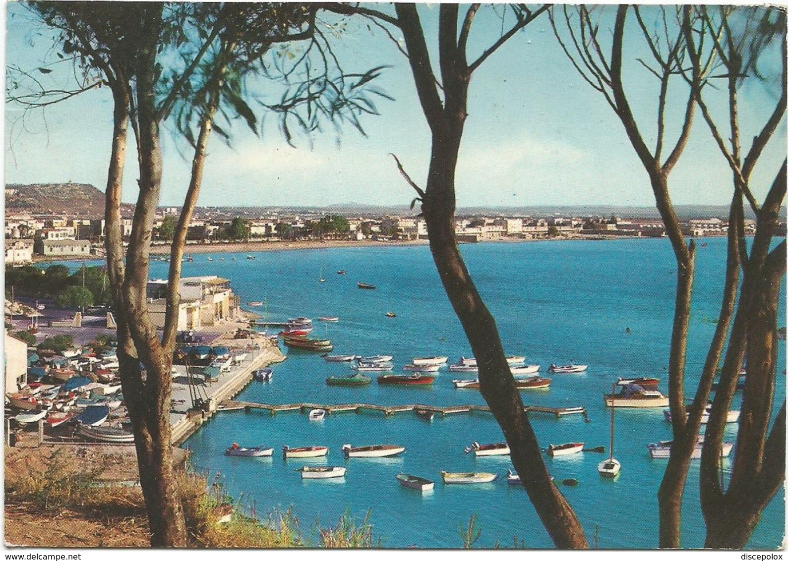 Z5098 Cagliari - Marina Piccola - Panorama - Barche Boats Bateaux / Viaggiata 1966 - Cagliari