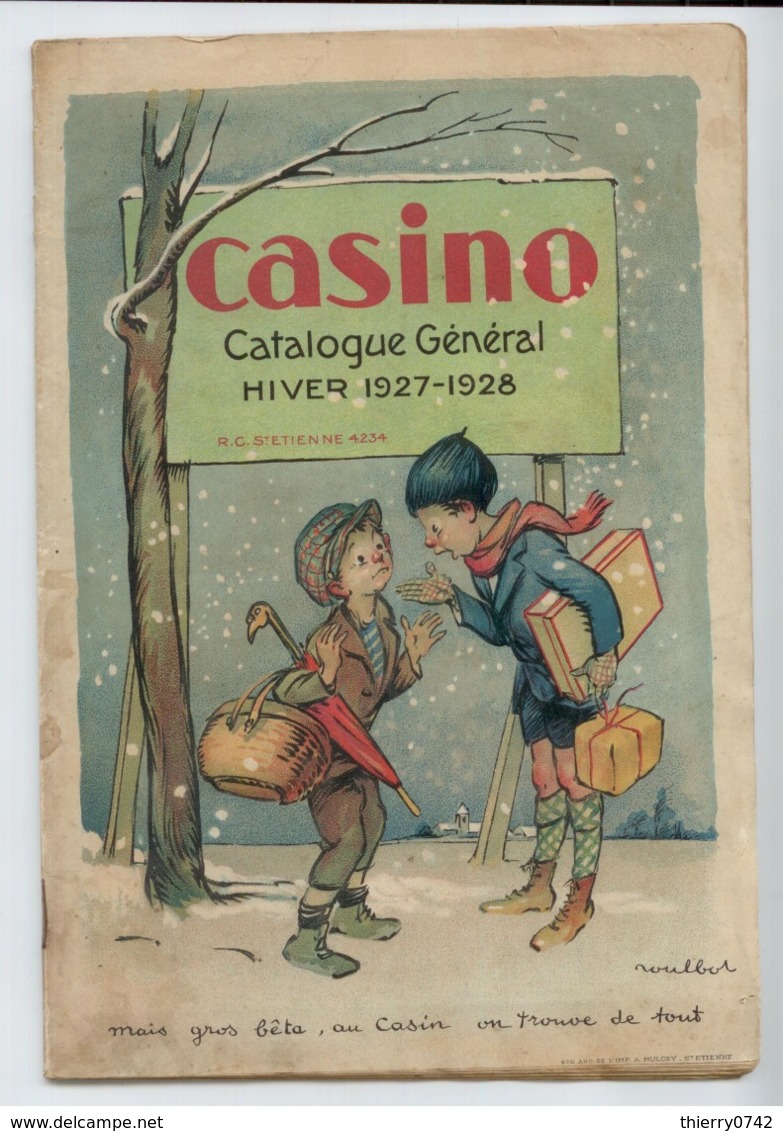 TRES RARE CATALOGUE CASINO SAINT ETIENNE LOIRE 1927 1928 ILLUSTRATEUR POULBOT BE VOIR DETAILS - 1900 – 1949