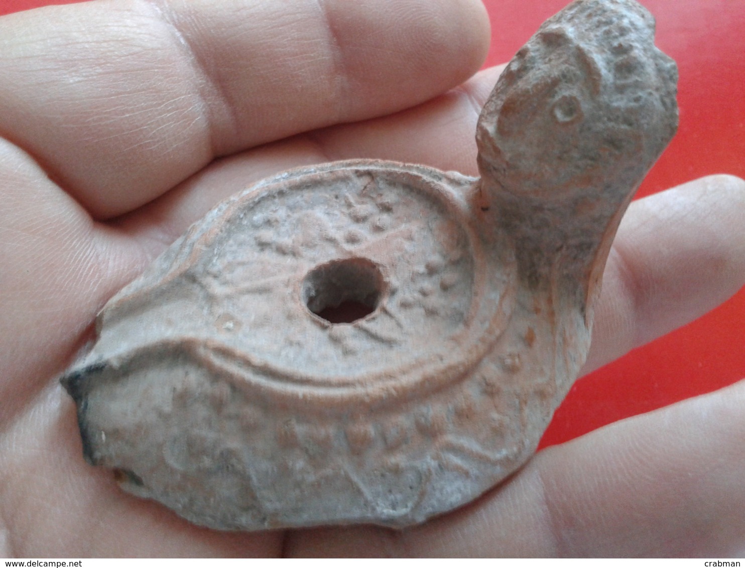 Roman Ceramic Oil  Lamp - Archeologia