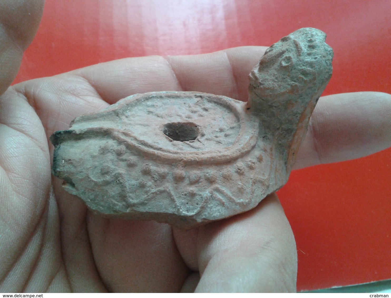 Roman Ceramic Oil  Lamp - Archeologia