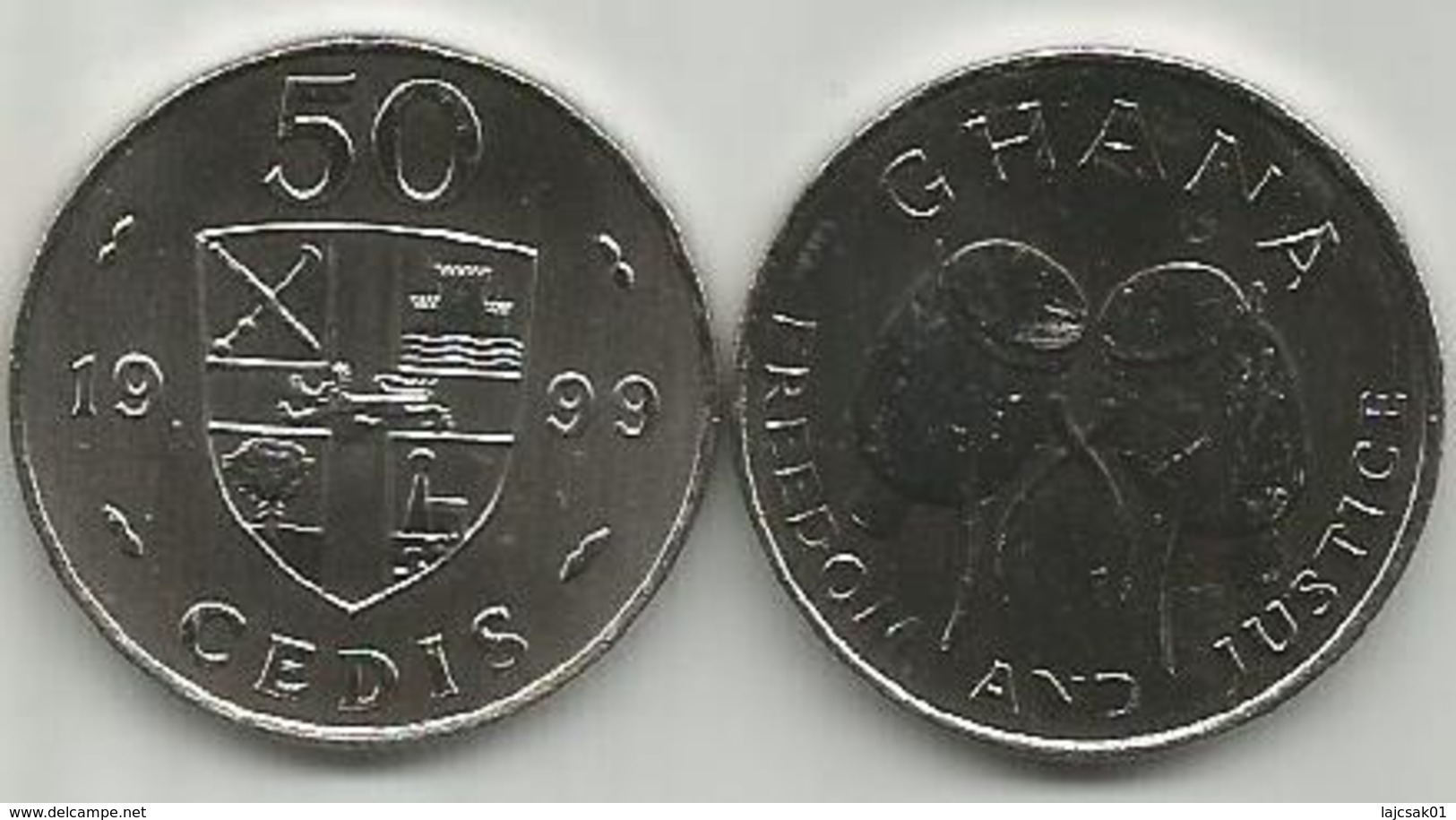Ghana 50 Cedis 1999. UNC - Ghana
