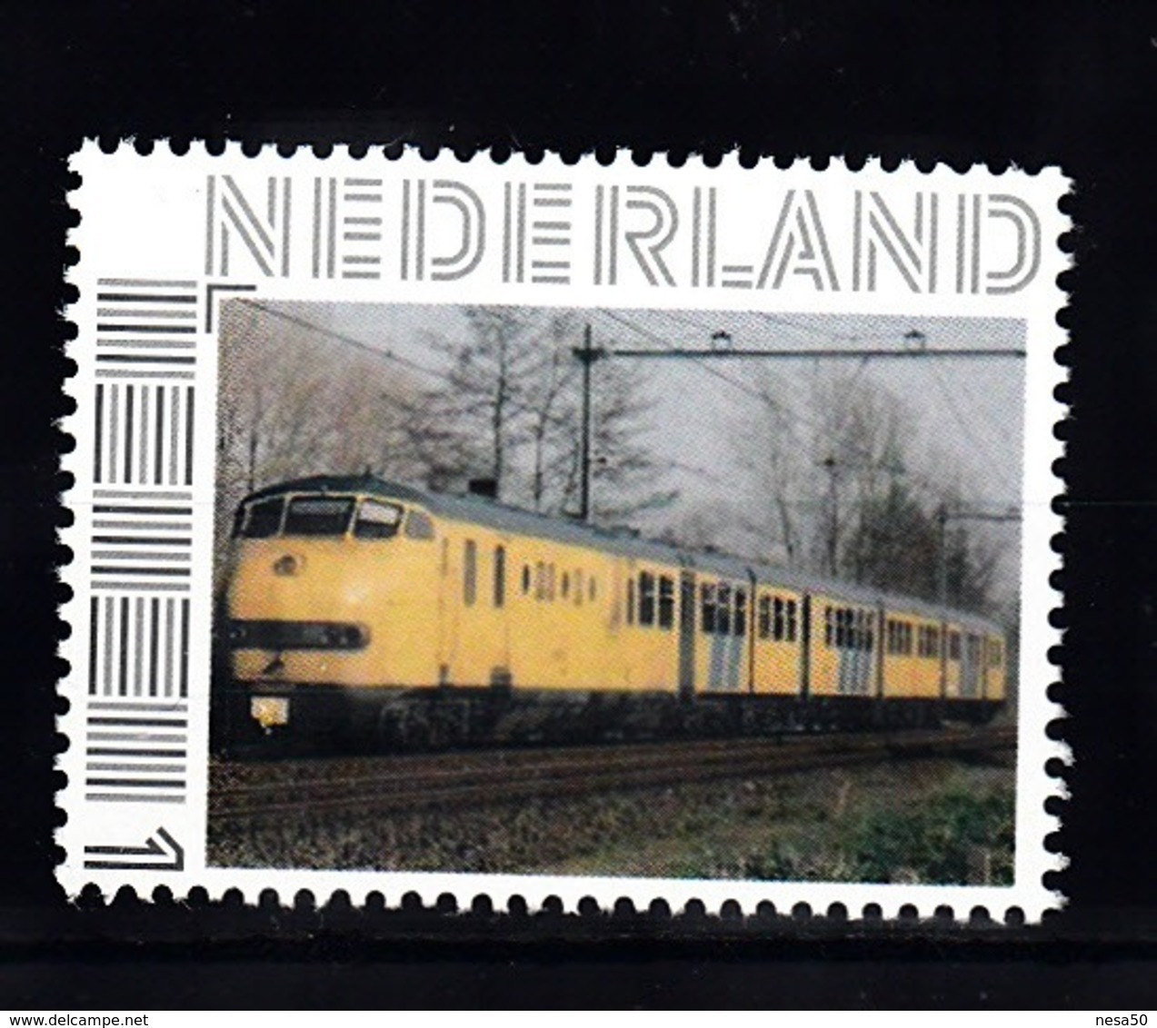 Trein, Train, Locomotive, Eisenbahn Nederland  Persoonlijke Zegel :DE3, Stichtingde3.nl - Treinen