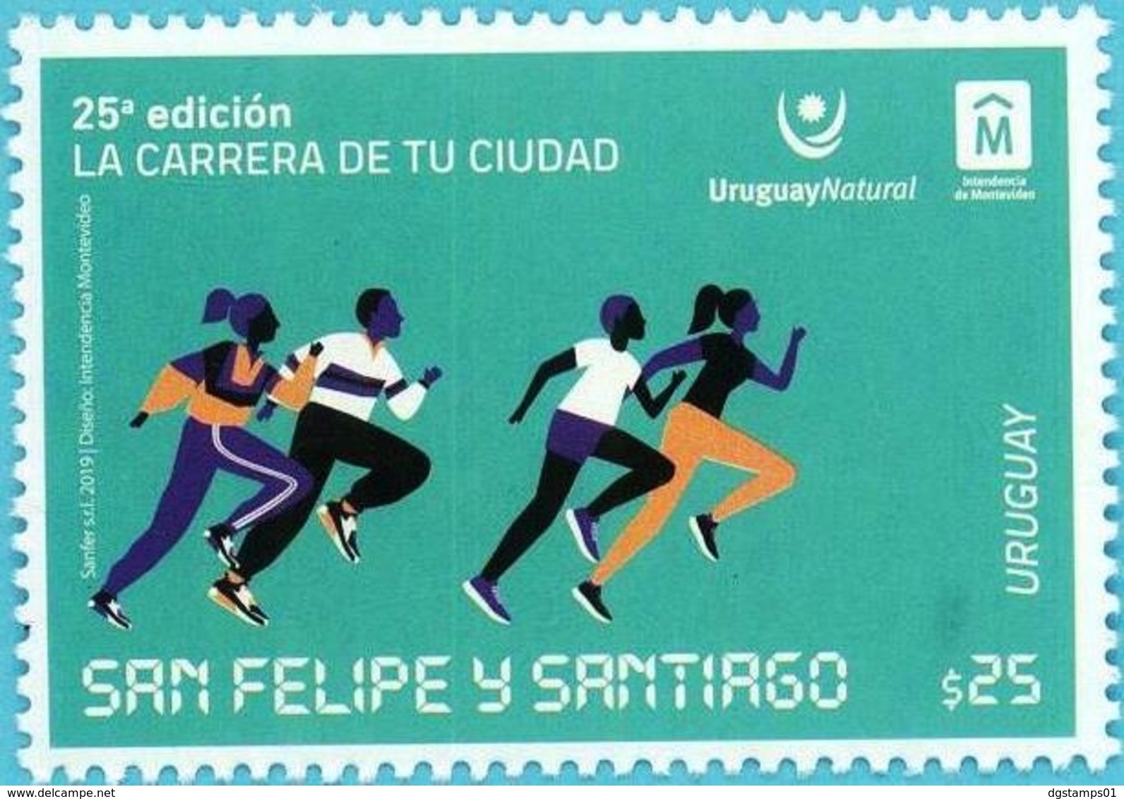 URUGUAY 2019 ** La Carrera De La Ciudad: San Felipe Y Santiago - Atletica