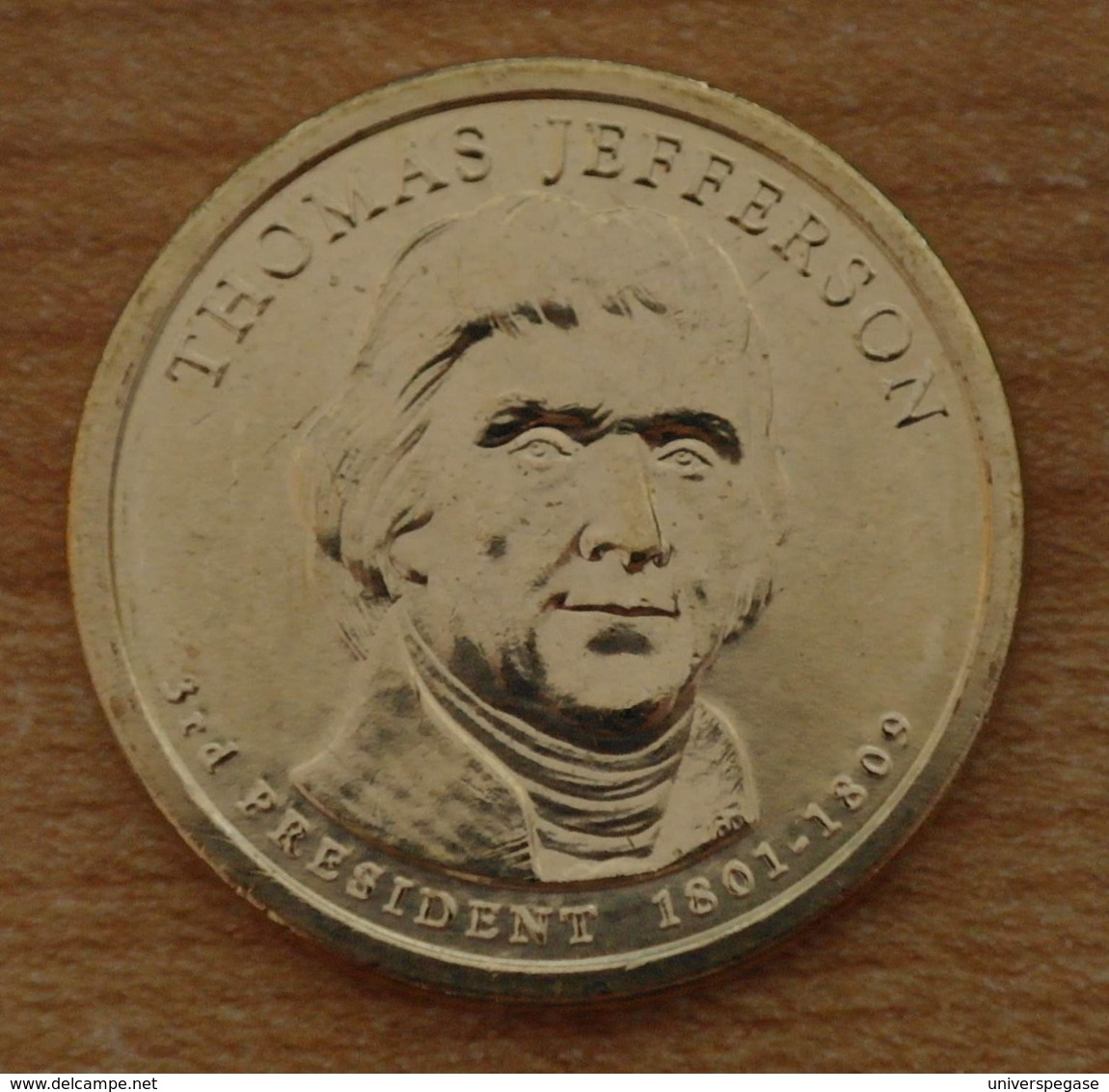 Président Thomas Jefferson 2007 - 1 Dollars - USA - Atelier D - 2007-…: Presidents