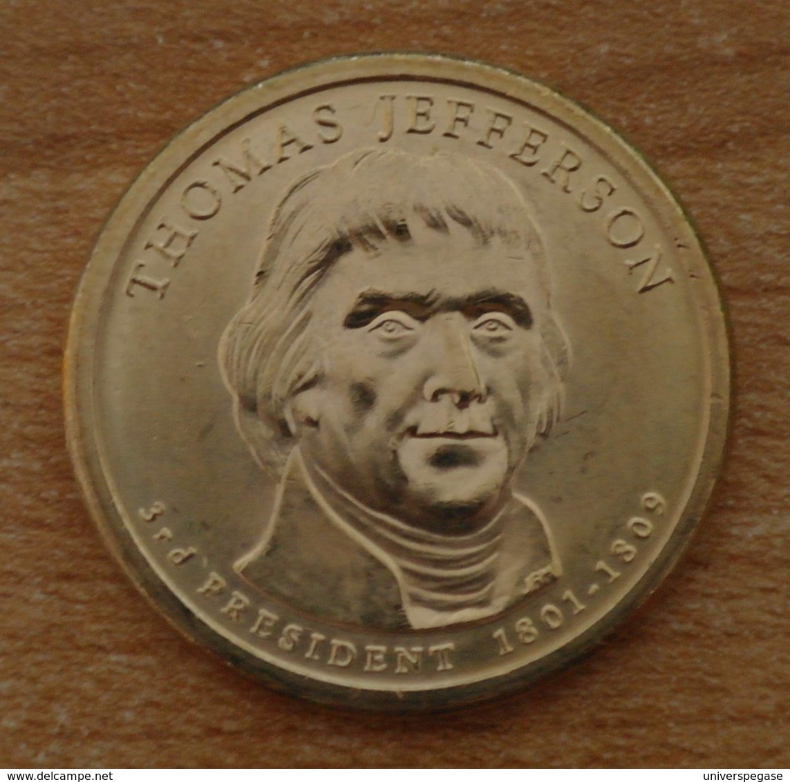 Président Thomas Jefferson 2007 - 1 Dollars - USA - Atelier P - 2007-…: Presidents