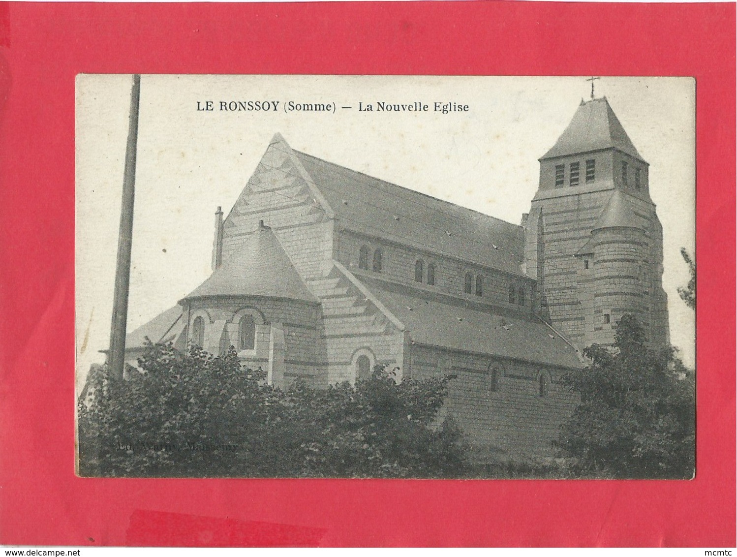 CPA  Rétrécit -  Le Ronssoy   -(Somme) -  La Nouvelle Eglise - Autres & Non Classés