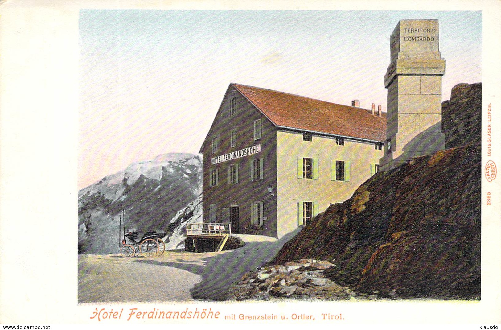 Hotel Ferdinandshöhe - Grenzstein U. Ortler - Other & Unclassified