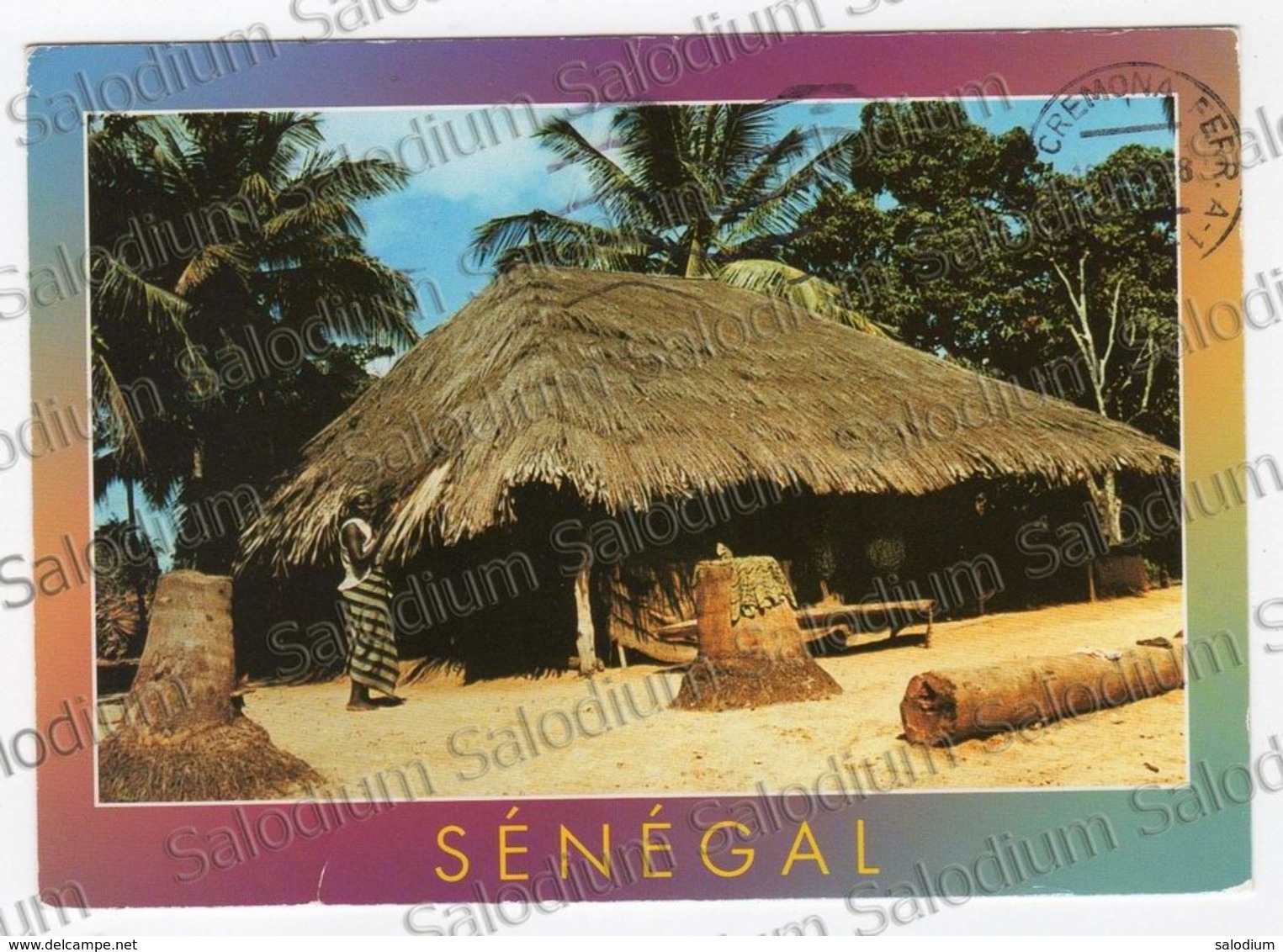 SENEGAL Case Diola - Dinosauri - Storia Postale Africa - Senegal