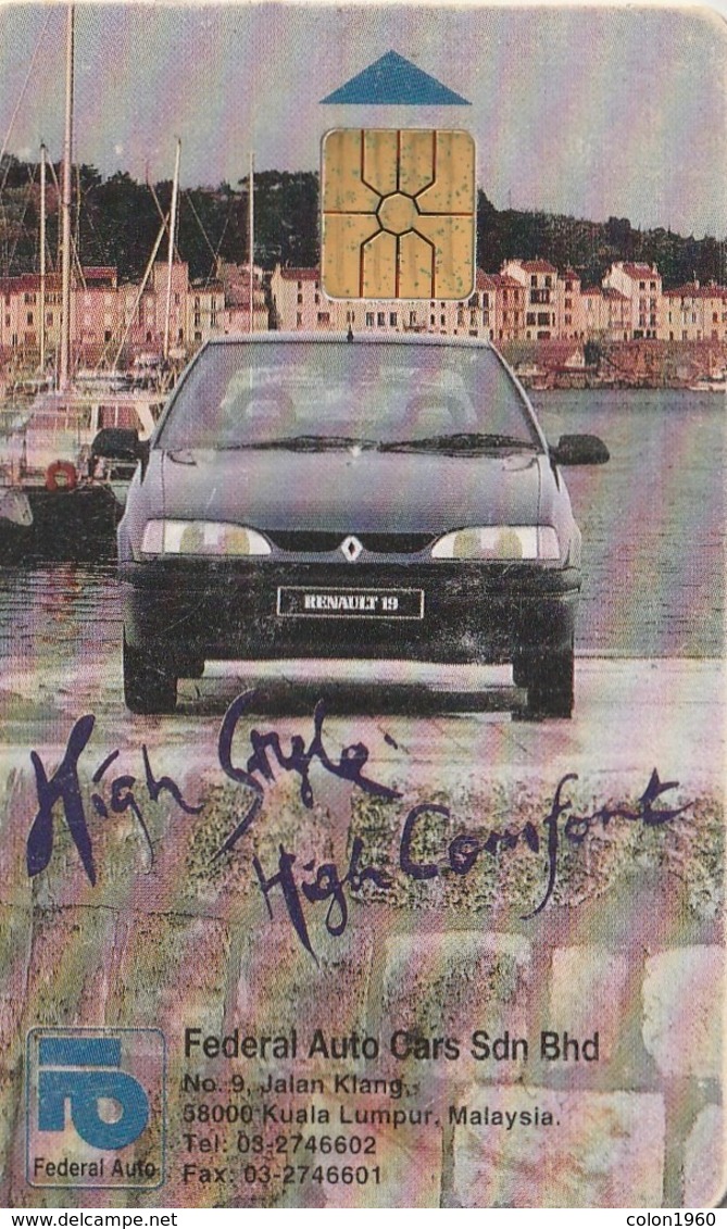 MALASIA. MY-CTF-0020. COCHE - CAR. Renault - High Style High Comfort. 10RM. (037) - Malasia