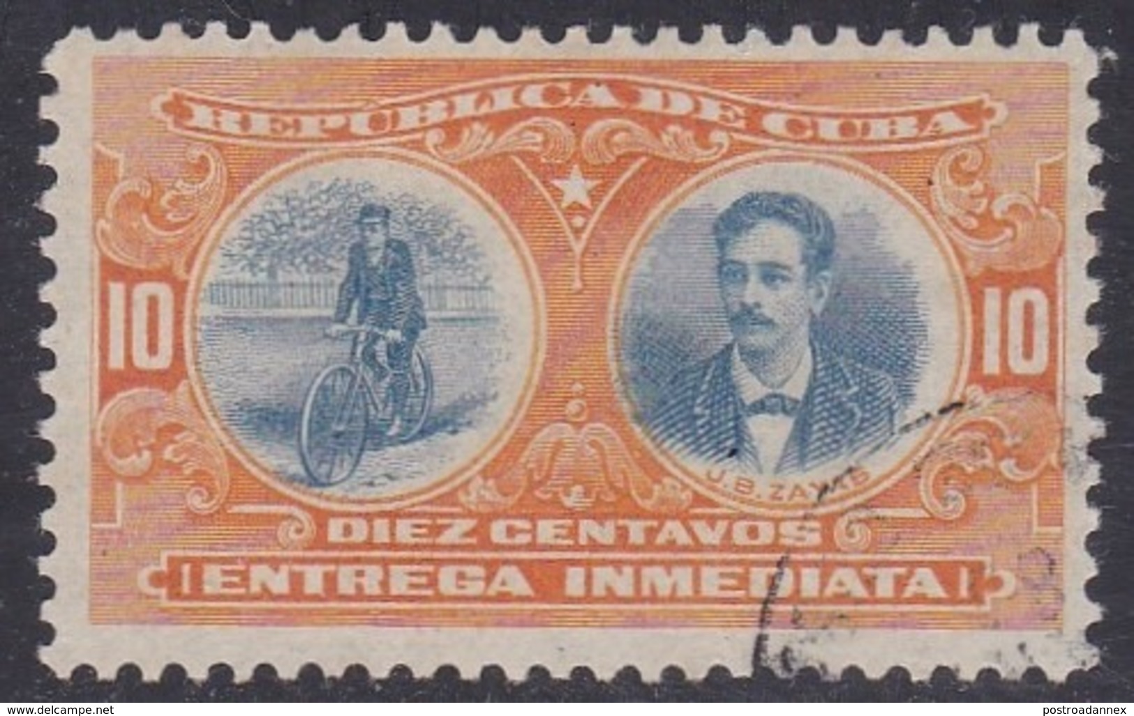 Cuba, Scott #E4, Used, Zayas, Issued 1910 - Express Delivery Stamps