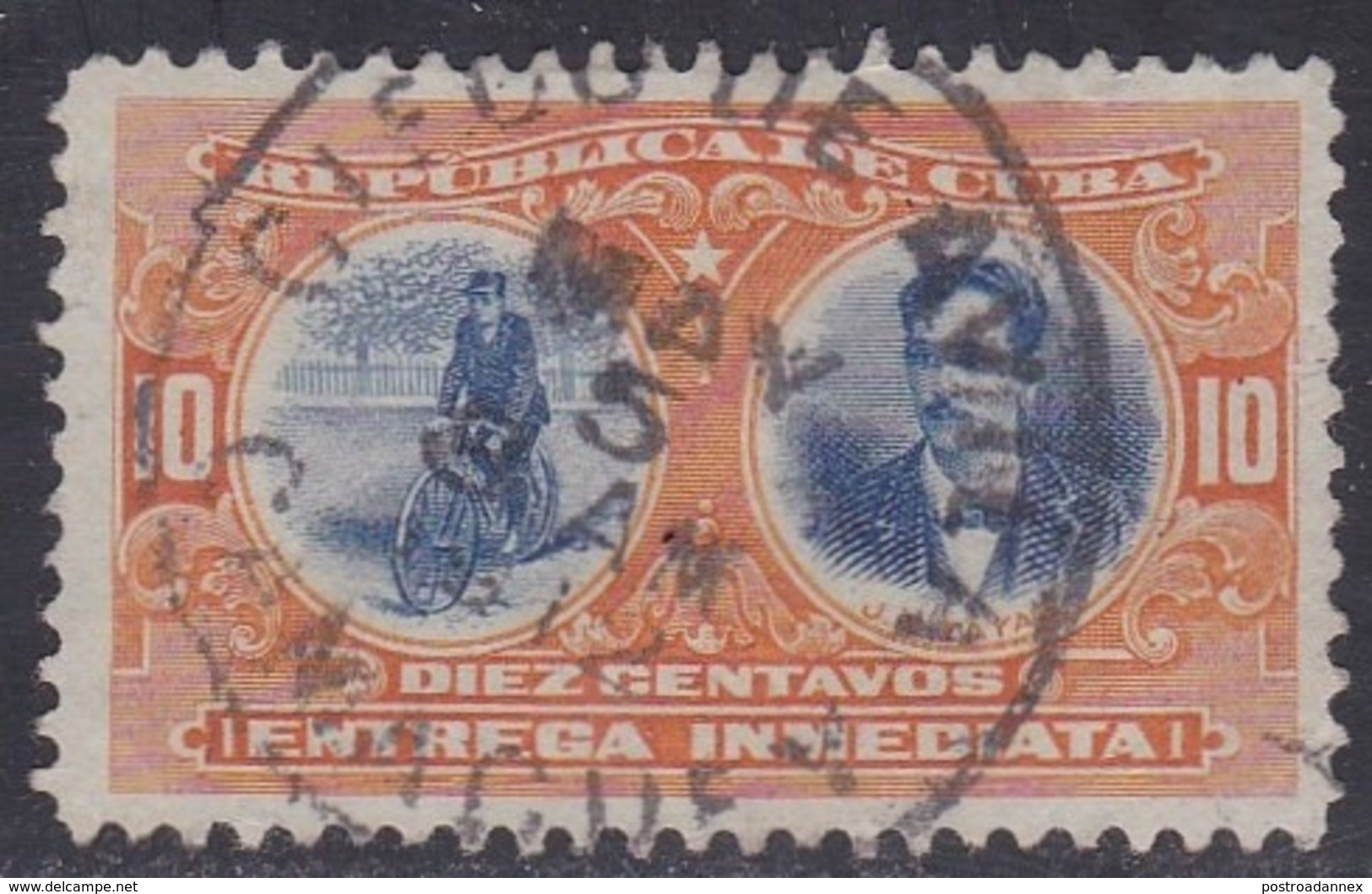 Cuba, Scott #E4, Used, Zayas, Issued 1910 - Express Delivery Stamps