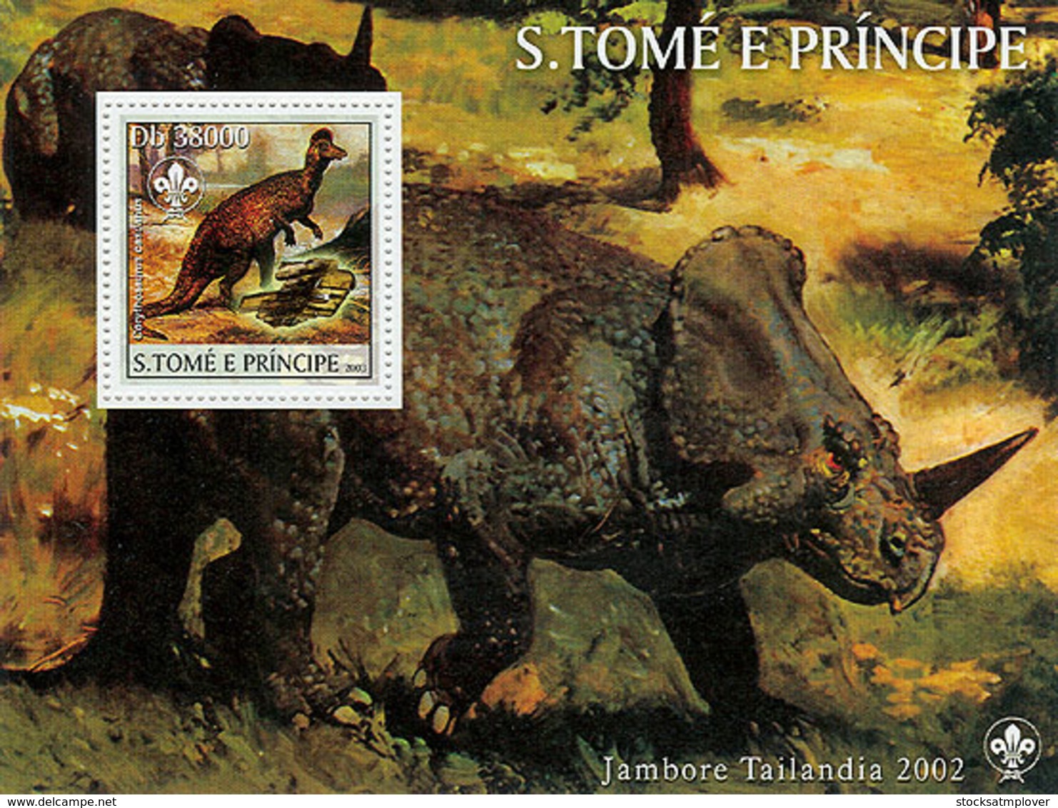 Sao Tome 2003   Dinosaurs - Sao Tome And Principe