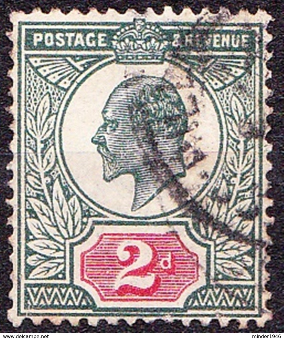 GREAT BRITAIN 1911 KEDVII 2d Deep Dull Greene & Carmine SG291 Used - Unused Stamps