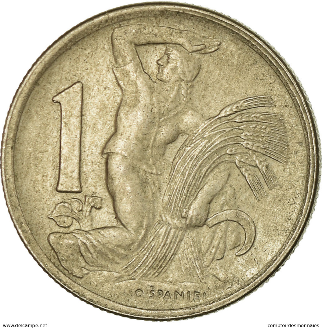 Monnaie, Tchécoslovaquie, Koruna, 1946, TB+, Copper-nickel, KM:19 - Czechoslovakia